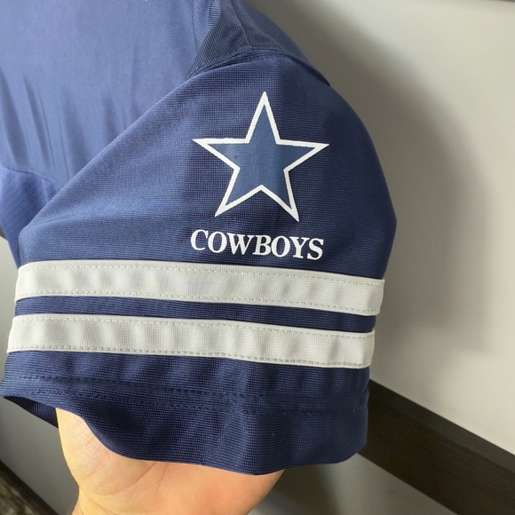 TEAM NFL COWBOYS BY SPORTONICS kids t-short full zipper embroidered logo size 8 - Picture 8 of 11